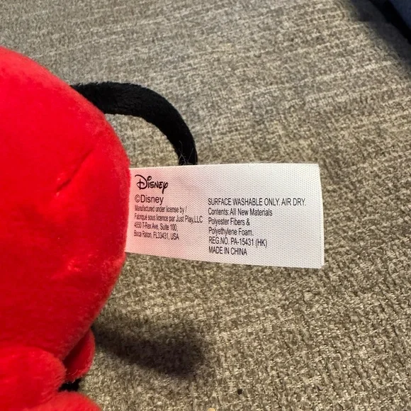 Disney Mickey Mouse Plush Toy - Black, Red, Yellow - Picture 6 of 6